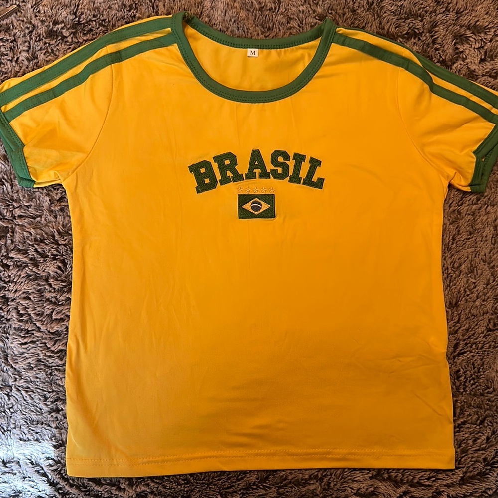 Brasil Baby Tee- never worn.